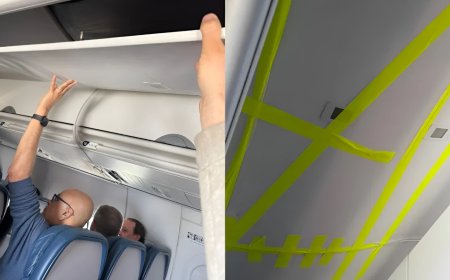 Delta Flight Ceiling Collapse Mid-Air — Viral Video Sparks Outrage - Bio Points News