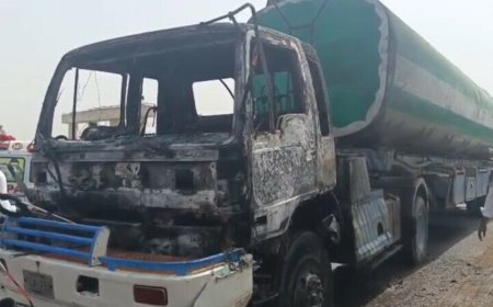 Karachi: Water Tanker Crushes Two Women on Korangi Road, Mob Sets Vehicle on Fire - Bio Points News