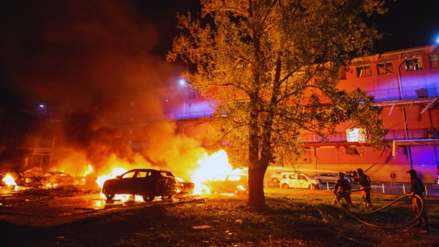 Russian Drone Attack on Kyiv Injures 11, Triggers Fires in Residential Areas - Bio Points News