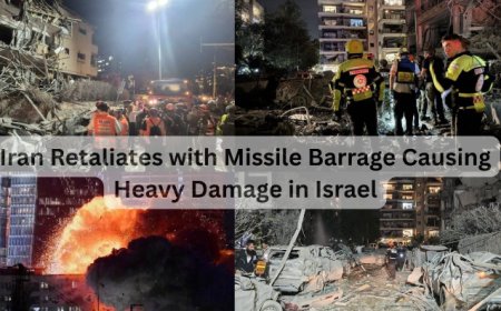 Iran Retaliates with Missile Barrage Causing Heavy Damage in Israel