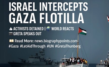 Israel Intercepts Gaza Aid Flotilla: Global Outrage and Legal Questions Arise - Bio Points News