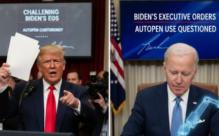 Trump Challenges Biden’s Executive Orders: Autopen Controversy Explained - Bio Points New