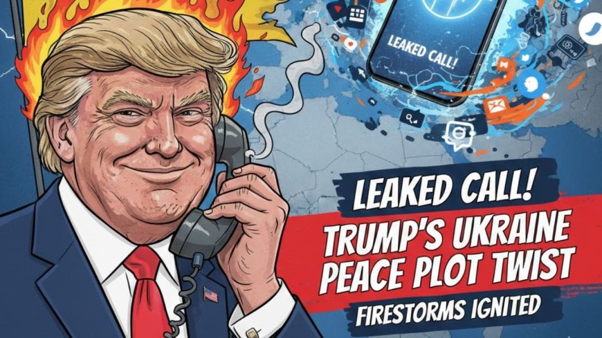 Trump's Ukraine Peace Plot Twist: Leaked Call Ignites Firestorm - Bio Points New