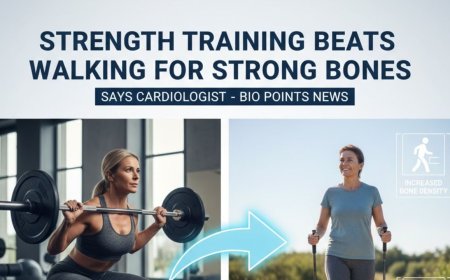 Strength Training Beats Walking for Strong Bones, Says Cardiologist - Bio Points News