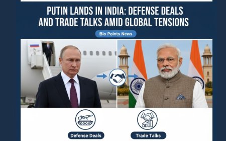 Putin Lands in India: Defense Deals and Trade Talks Amid Global Tensions - Bio Points News