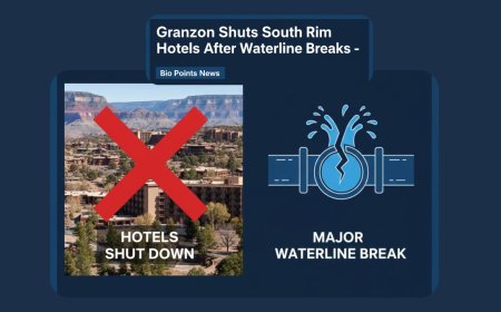 Grand Canyon Shuts South Rim Hotels After Waterline Breaks - Bio Points News