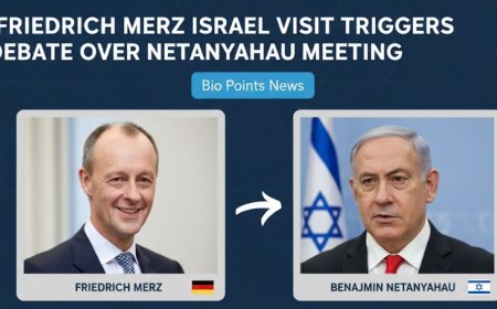 Friedrich Merz Israel Visit Triggers Debate Over Netanyahu Meeting - Bio Points News
