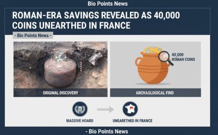 Roman-Era Savings Revealed as 40,000 Coins Unearthed in France - Bio Points News