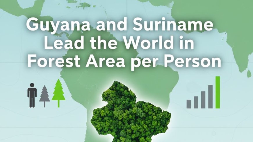 Guyana and Suriname Lead the World in Forest Area per Person - Bio Points New