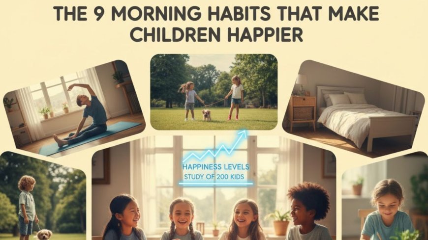 The 9 Morning Habits That Make Children Happier, According to a Study of 200 Kids - Bio Points News