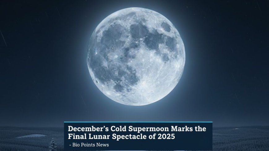 December’s Cold Supermoon Marks the Final Lunar Spectacle of 2025  - Bio Points News