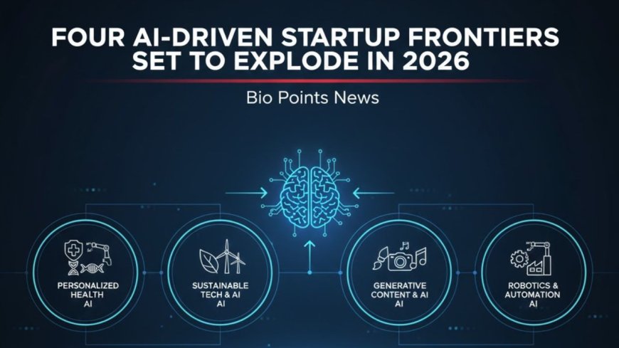 Four AI-Driven Startup Frontiers Set to Explode in 2026 - Bio Points News