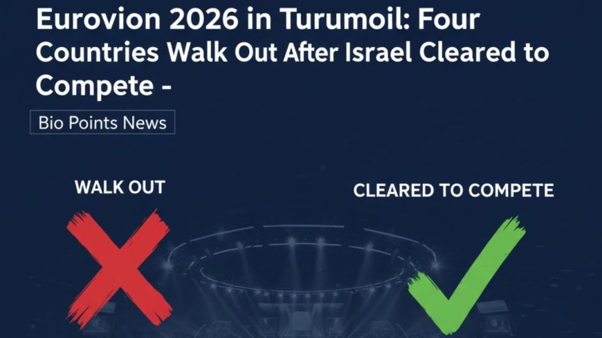 Eurovision 2026 in Turmoil: Four Countries Walk Out After Israel Cleared to Compete - Bio Points News