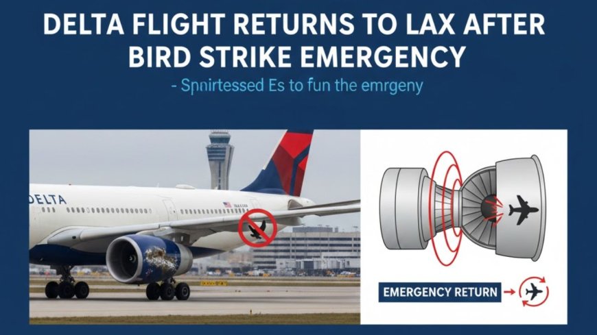 Delta Flight Returns to LAX After Bird Strike Emergency - Bio Points News