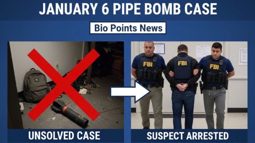 Arrest Made in Long-Running January 6 Pipe Bomb Case - Bio Points News