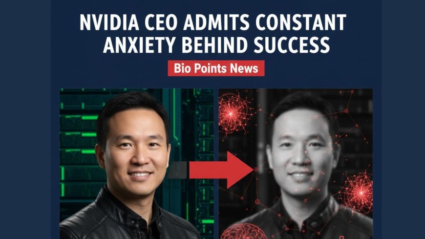 Nvidia CEO Admits Constant Anxiety Behind Success - Bio Points News