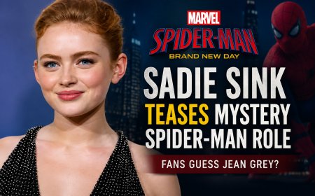 Sadie Sink Teases Mystery Spider-Man Role in New Video