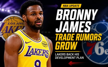 Bronny James Trade Rumors Grow as Lakers Back His Development
