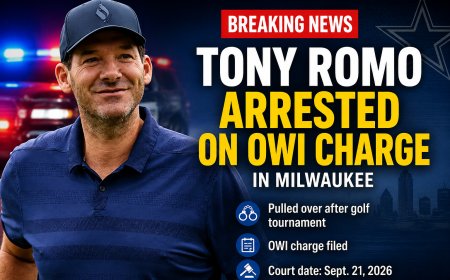 Tony Romo OWI Arrest: What Happens Next for the CBS Analyst