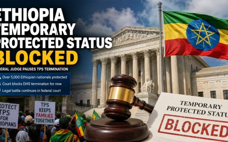 Ethiopia Temporary Protected Status Blocked: Judge Pauses TPS End