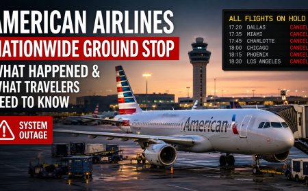 American Airlines Flights Resume After Nationwide Ground Stop