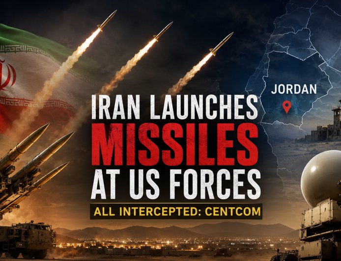 Iran Launches Missiles at US Forces, All Intercepted: CENTCOM