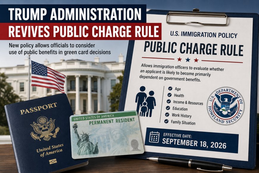 Trump Administration Revives Public Charge Rule for Green Card Applicants