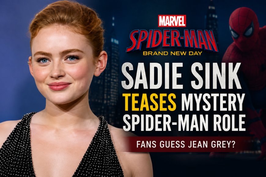 Sadie Sink Teases Mystery Spider-Man Role in New Video