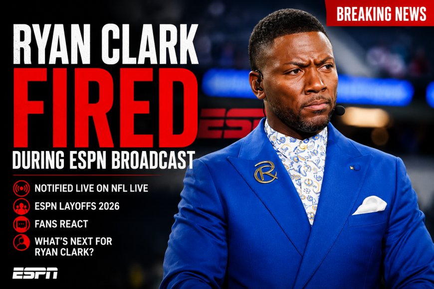 Ryan Clark Fired During ESPN Broadcast: Why It Happened