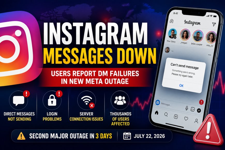Instagram Messages Down as Meta Faces Another Outage