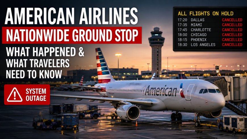 American Airlines Flights Resume After Nationwide Ground Stop