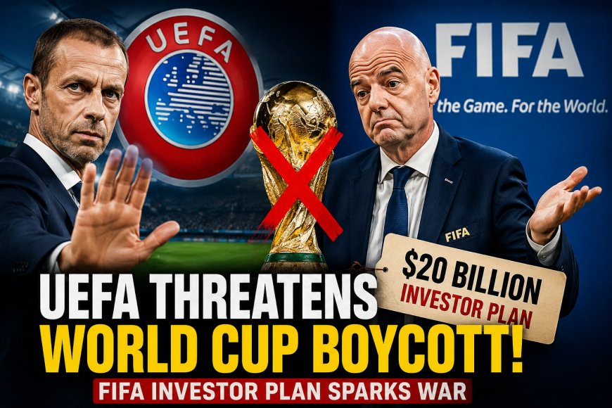 UEFA Boycott Threat Grows Over FIFA Investor Plan