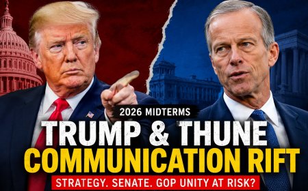 John Thune-Donald Trump Communication Rift Raises GOP Questions