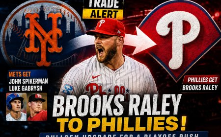 Brooks Raley Trade Gives Phillies Bullpen a Key Deadline Boost