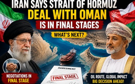 Iran Says Strait of Hormuz Deal With Oman Near Completion