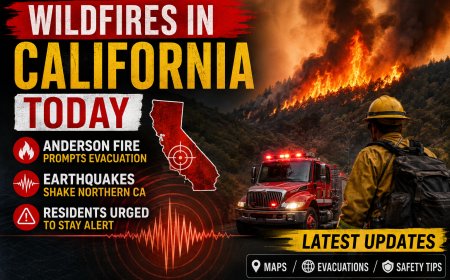 Wildfires in California Today: Anderson Fire Updates