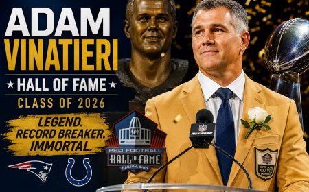 Adam Vinatieri Enters Hall of Fame With Lasting Legacy