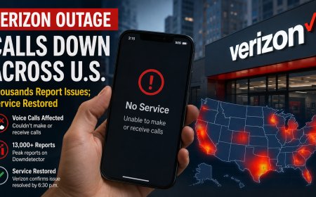 Verizon Outage Hits Calls Across U.S.; Service Restored