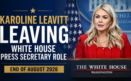 Karoline Leavitt Leaving White House Press Secretary Role