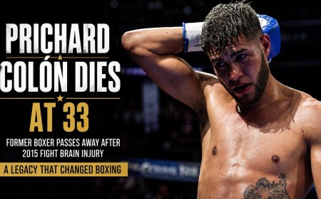 Prichard Colon Dies at 33 After 2015 Boxing Brain Injury