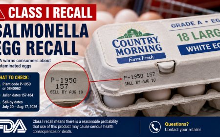 Class I Salmonella Egg Recall: What to Check in Your Fridge