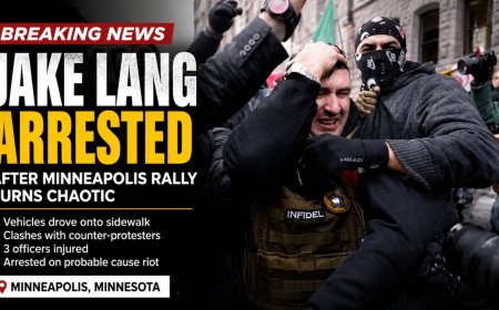 Jake Lang Arrested After Minneapolis Rally Turns Chaotic