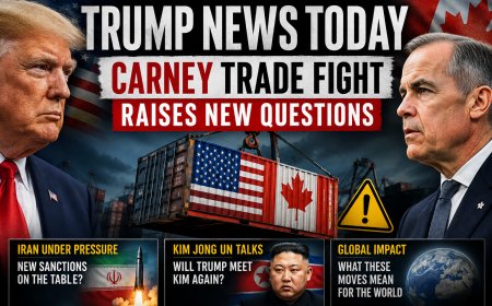Trump News Today: Carney Trade Fight Raises New Questions