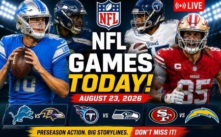 NFL Games Today: Seahawks-Titans Close Preseason Week 2