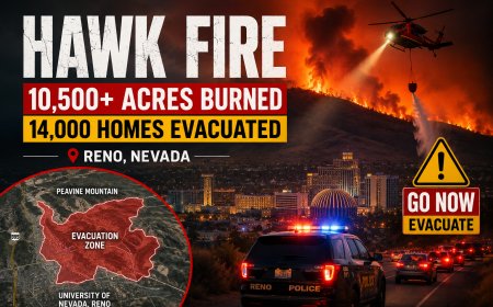 Hawk Fire Reno Update: Evacuations, Maps and Power Outages