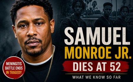 Samuel Monroe Jr. Dies at 52 After Meningitis Battle