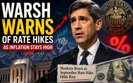 Warsh Warns of Rate Hikes as Inflation Stays High