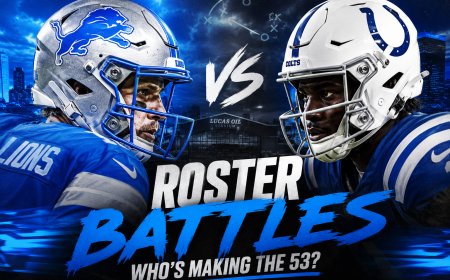Detroit Lions vs. Colts: Roster Battles Take Center Stage