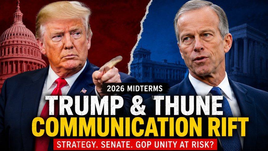 John Thune-Donald Trump Communication Rift Raises GOP Questions