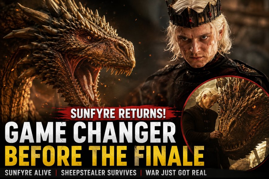 Sunfyre Dragon Returns and Changes House of the Dragon War